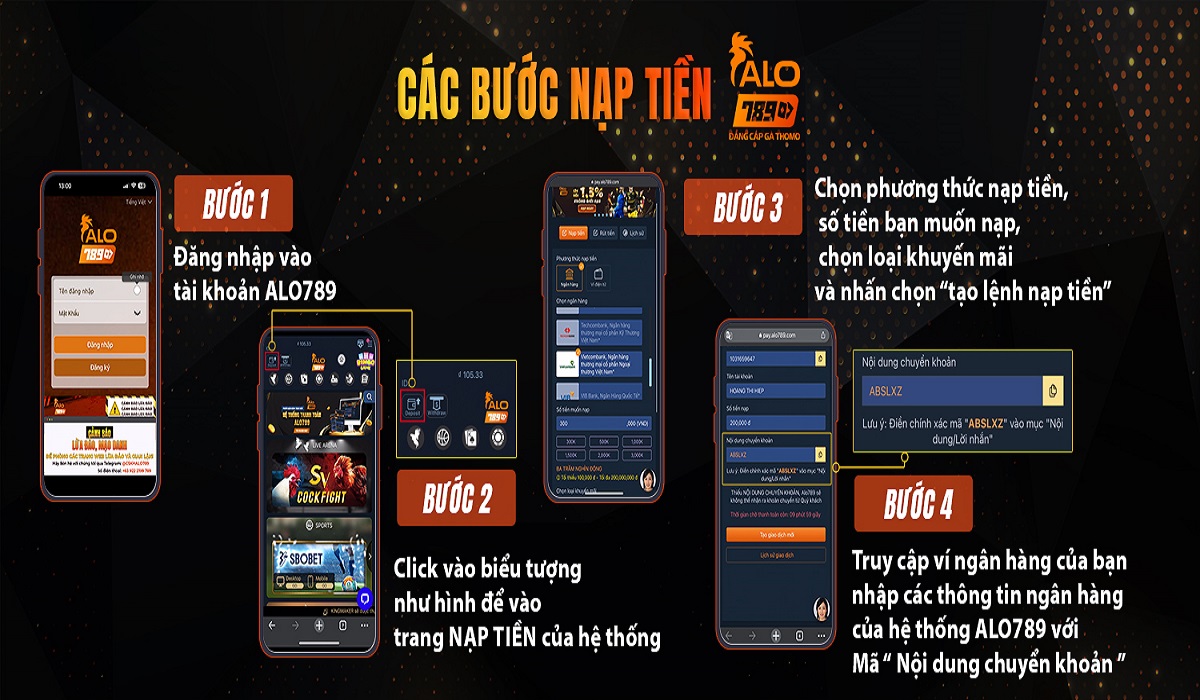 Nạp tiền Alo789